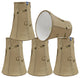30241-5 Small Bell  Chandelier Clip On Lamp Shade Gold 2 1/2"x4"x5"