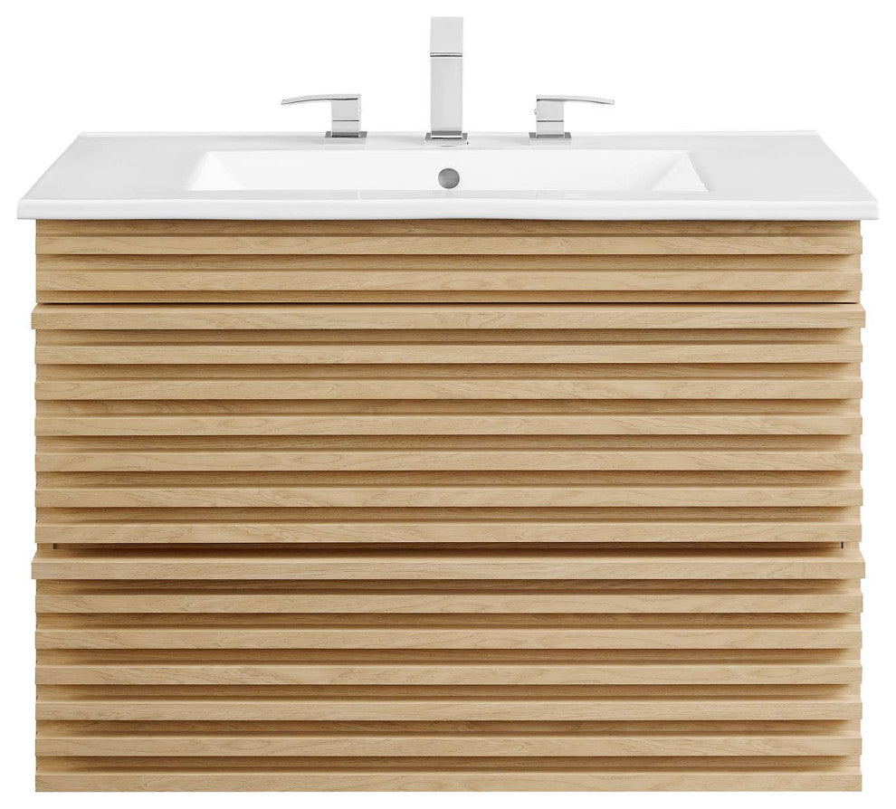 Render 30" Wall-Mount Bathroom Vanity