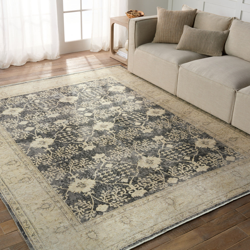 Jaipur Living Pia Medallion Navy/ Cream Area Rug 4'X6'