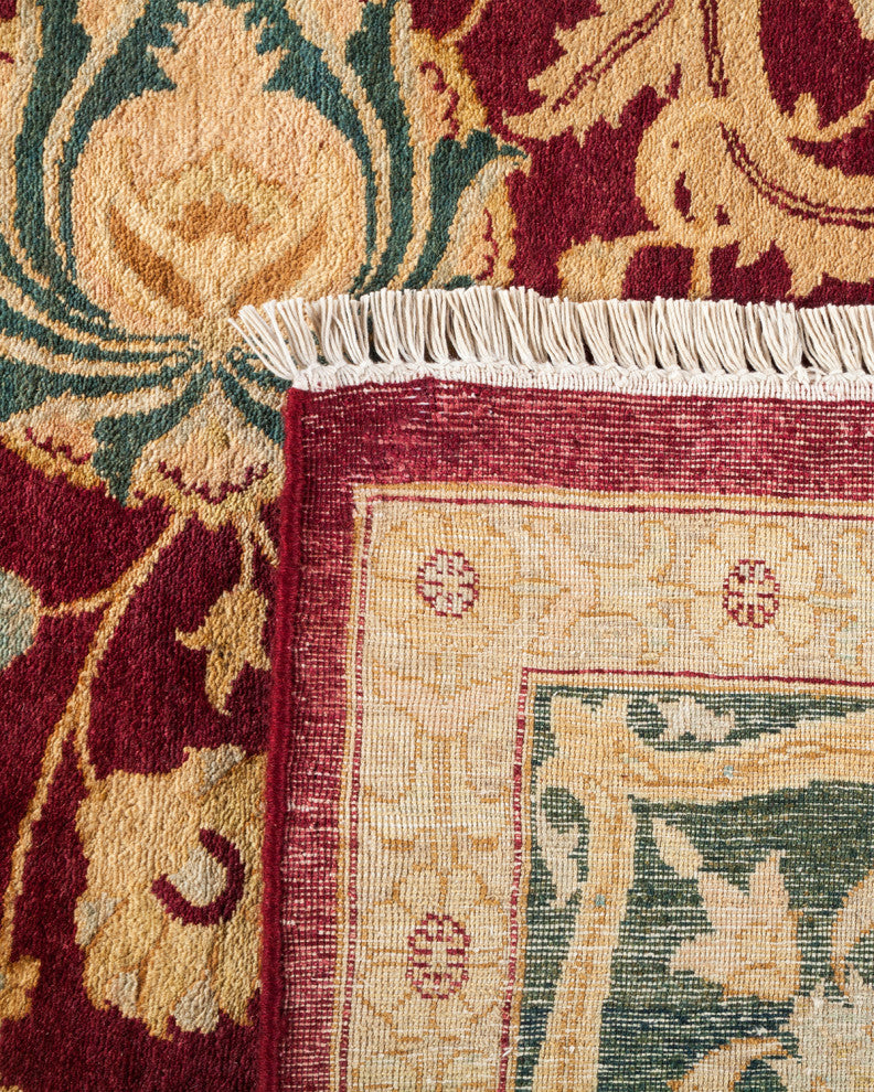 Mogul, One-of-a-Kind Hand-Knotted Area Rug Red, 8'2"x9'10"
