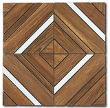 Woodlook Porcelain Mosaic Wall & Floor Tile