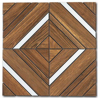 Woodlook Porcelain Mosaic Wall & Floor Tile