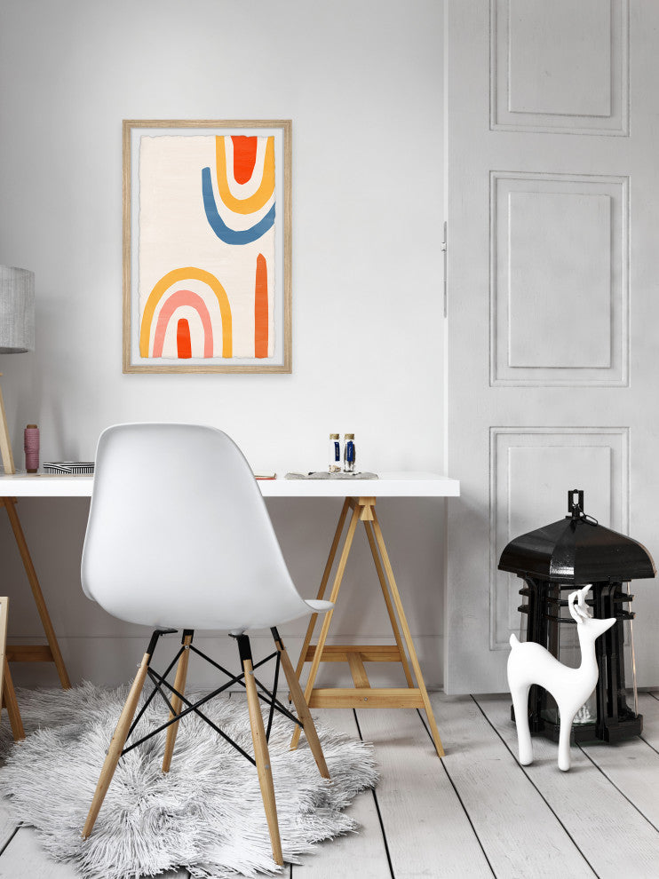 "Curved Edge" Framed Painting Print, 8x12