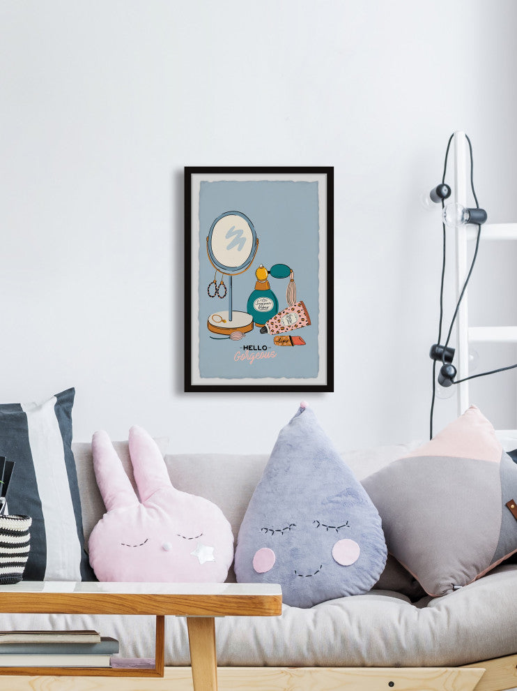 "Women's Accessories" Framed Painting Print, 30x45