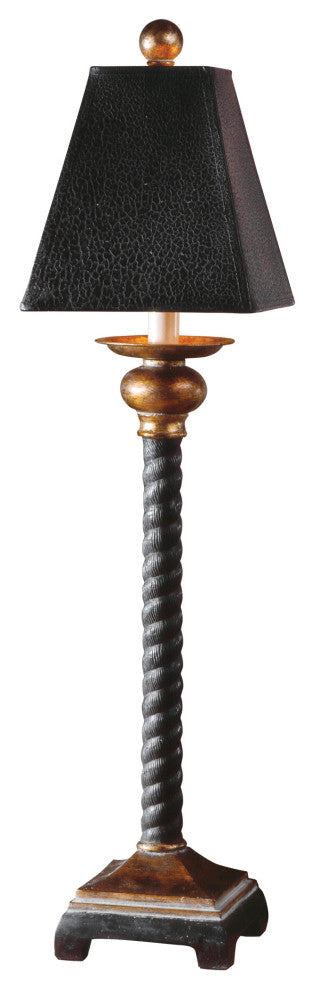 Uttermost Bellcord Buffet Lamp, Black
