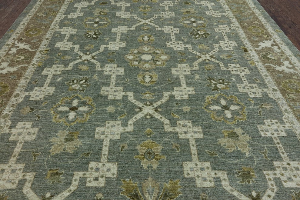 Traditional Chobi Peshawar Handmade Area Rug 8'x10', W2244