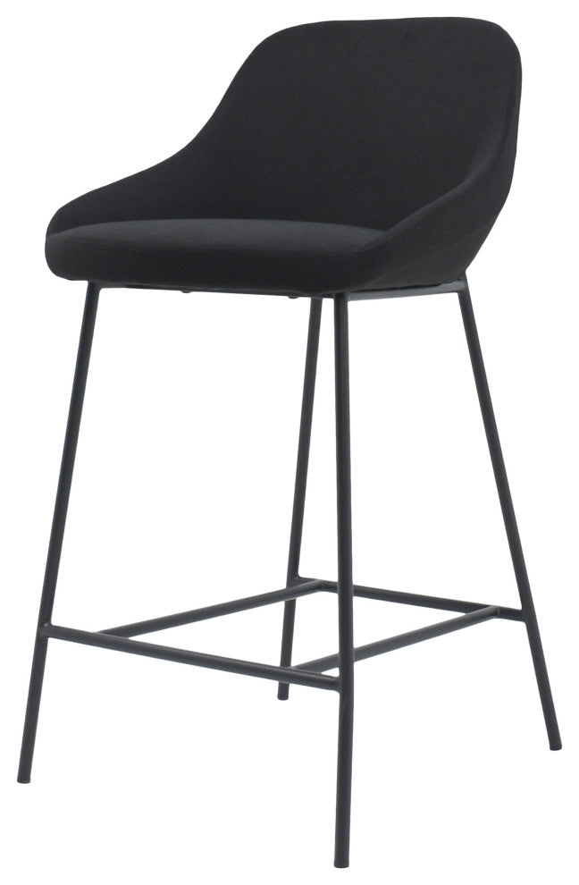 Counter Stool Black Contemporary