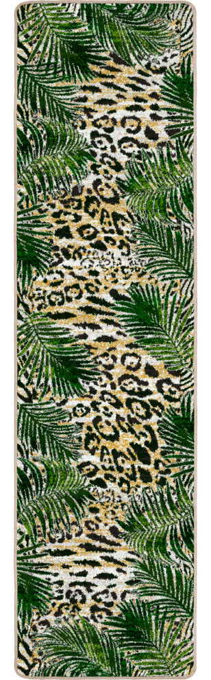 Jungle Border, Black and Yellow, 2'x8'