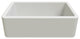 Apron Kitchen Sink 33"x19", White