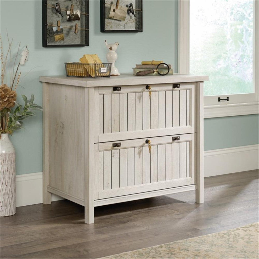 Sauder Costa Engineered Wood 2-Drawer Lateral File Cabinet in Chalked Chestnut