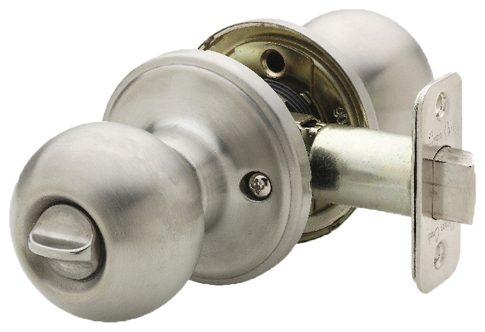 Privacy Knob, Satin Stainless