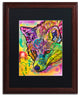 Dean Russo 'Fox' Matted Framed Art, Wood Frame, Black Mat, 16x20