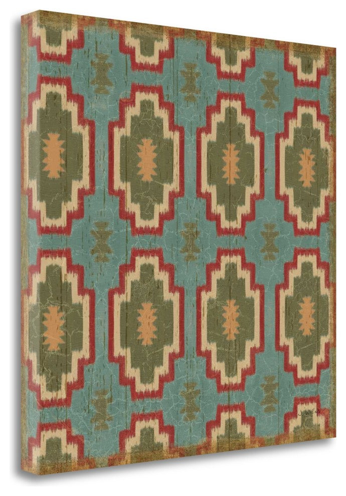 "Country Mood Tile III" By James Wiens, Giclee Print on Gallery Wrap Canvas