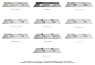 Elizabeth 84 Double Sink Bath Vanity in Light Natural Teak 2" Carrara Quartz