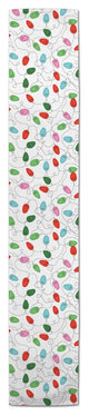 Festive Holiday Lights Table Runner, 16"x90"