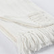 Hendri 50"x 70" Throw Blanket by Kosas Home, White