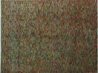 High-Low Chobi Albertyn Green Rug, 8'0x10'2