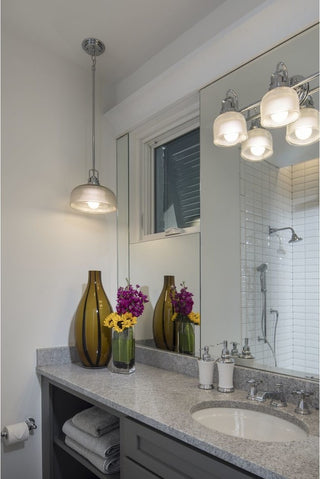 Archie Collection 2-Light Bath Light, Polished Chrome