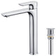 Tender-T Single Handle Bathroom Vessel Sink Faucet, Chrome