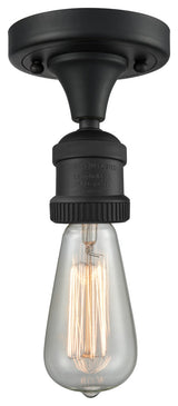 INNOVATIONS LIGHTING 517-1C-BK-LED Bare Bulb 1 Light Semi-Flush Mount