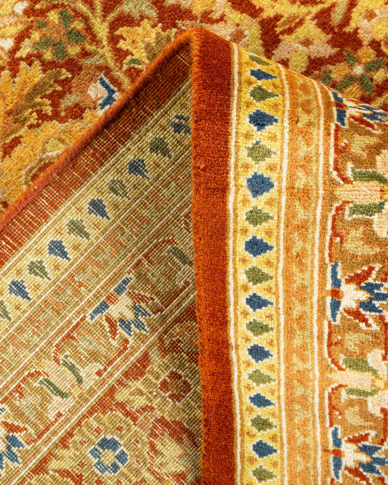 Mogul, One-of-a-Kind Hand-Knotted Area Rug  - Orange, 6' 1" x 8' 10"