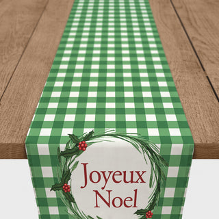 Joyeux Noel Table Runner, 16"x72"