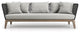 Netta Outdoor Sofa in Feather Gray Fabric