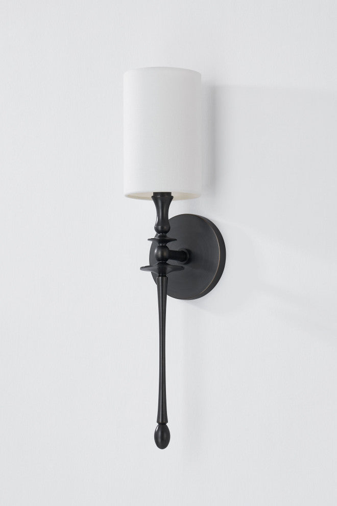 Guilford 19.75" High Distressed Bronze Wall Sconce