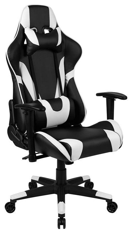 X20 Ergonomic Gaming Computer Chair with Fully Reclining Back, Black