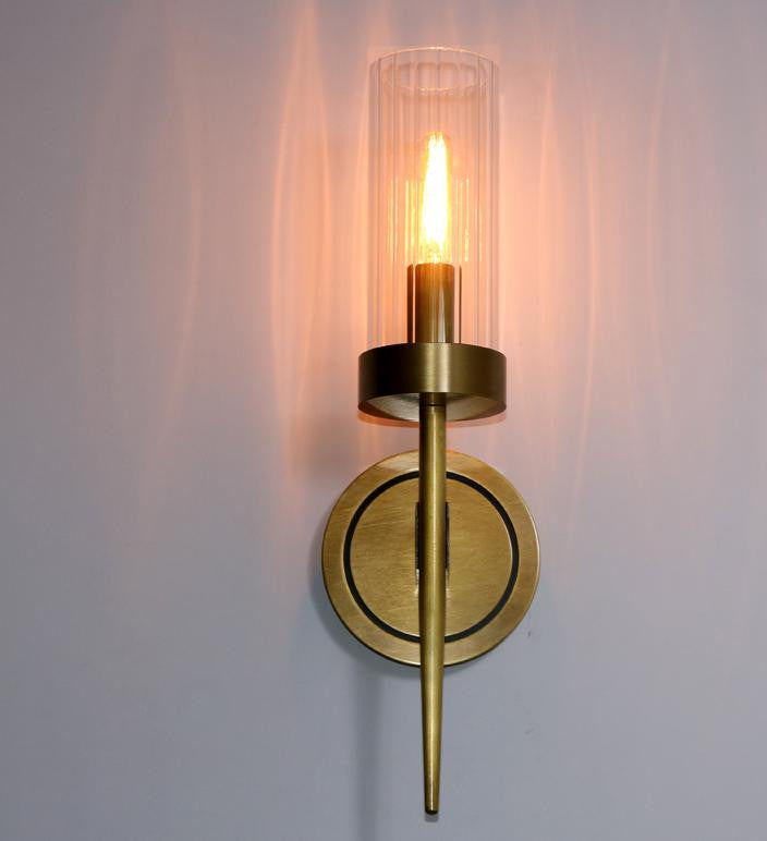 Palma | Bedside Wall Lamp made of Brass, Gold / Copper