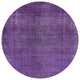 Ahgly Company Indoor Round Mid-Century Modern Area Rugs, 7' Round