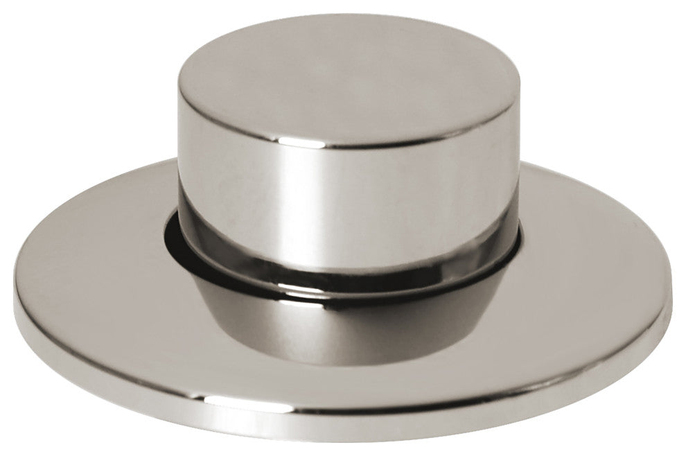 Replacement Raised Button Disposal Air Switch Trim, Polished Nickel
