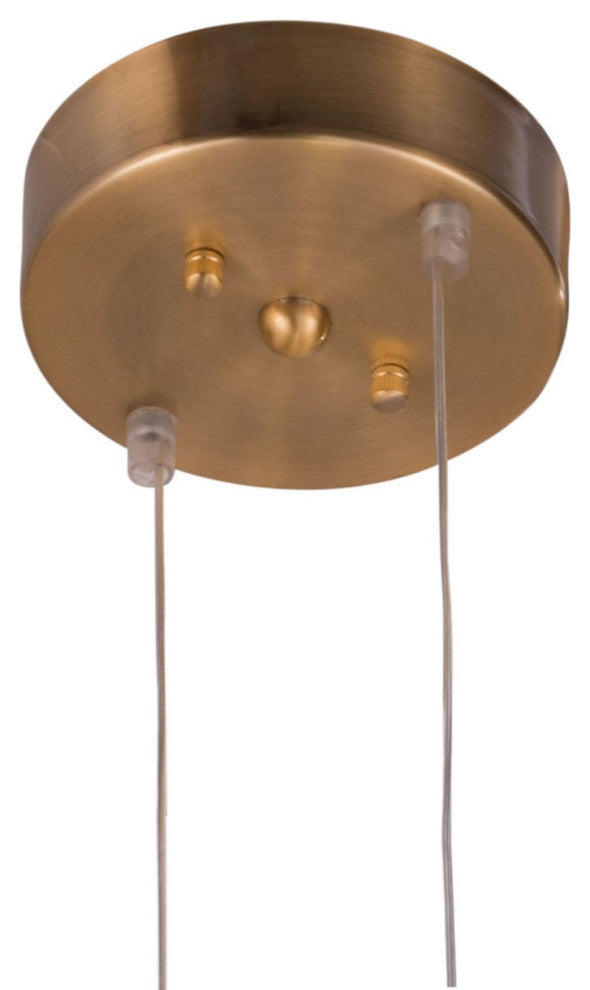 Pendant Ceiling Light Fixture, Glass, Steel Metal, Brass, Gold, White, Lounge