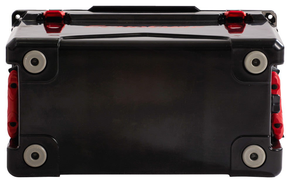 EchoSmile 40 qt. Rotomolded Cooler, Black and Red