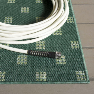 Safavieh Terrace Collection TER806 Rug, Dark Green/Light Green, 2'3"x8'