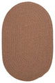 Colonial Mills Bristol WL45 Mocha Traditional Area Rug, Oval 12'x15'