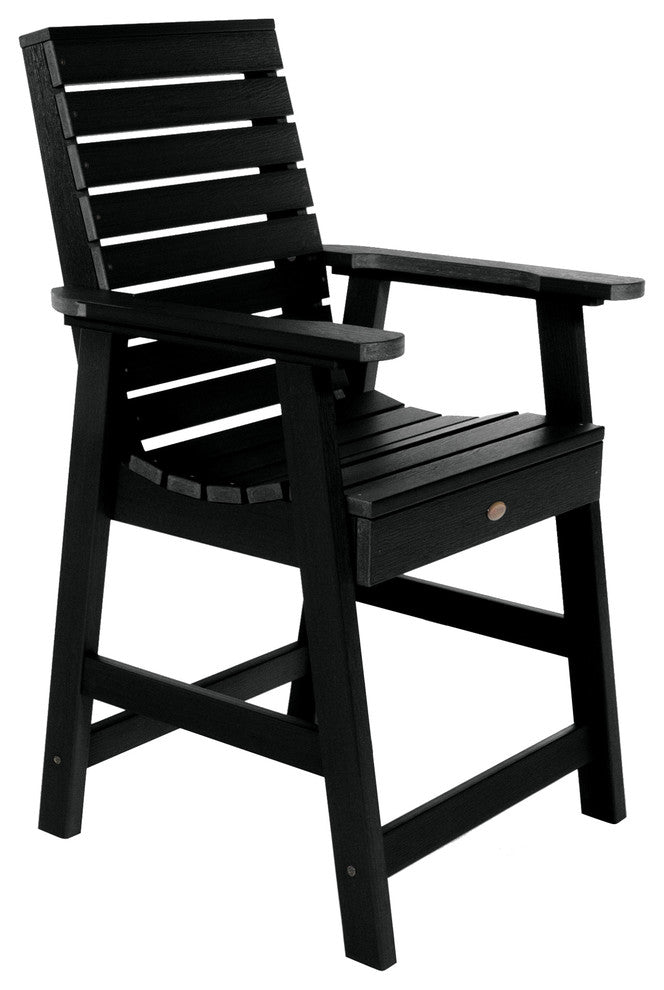 Weatherly 7-Piece Rectangle Counter-Height Dining Set, Black