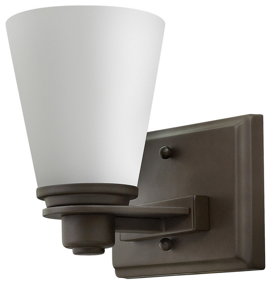 Hinkley Avon Bath Single Light Vanity, Buckeye Bronze