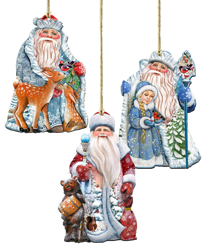 Father Frost Tales Ornaments Set of 3