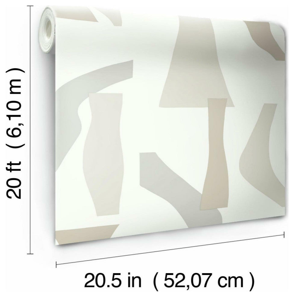 Modernist Peel and Stick Wallpaper
