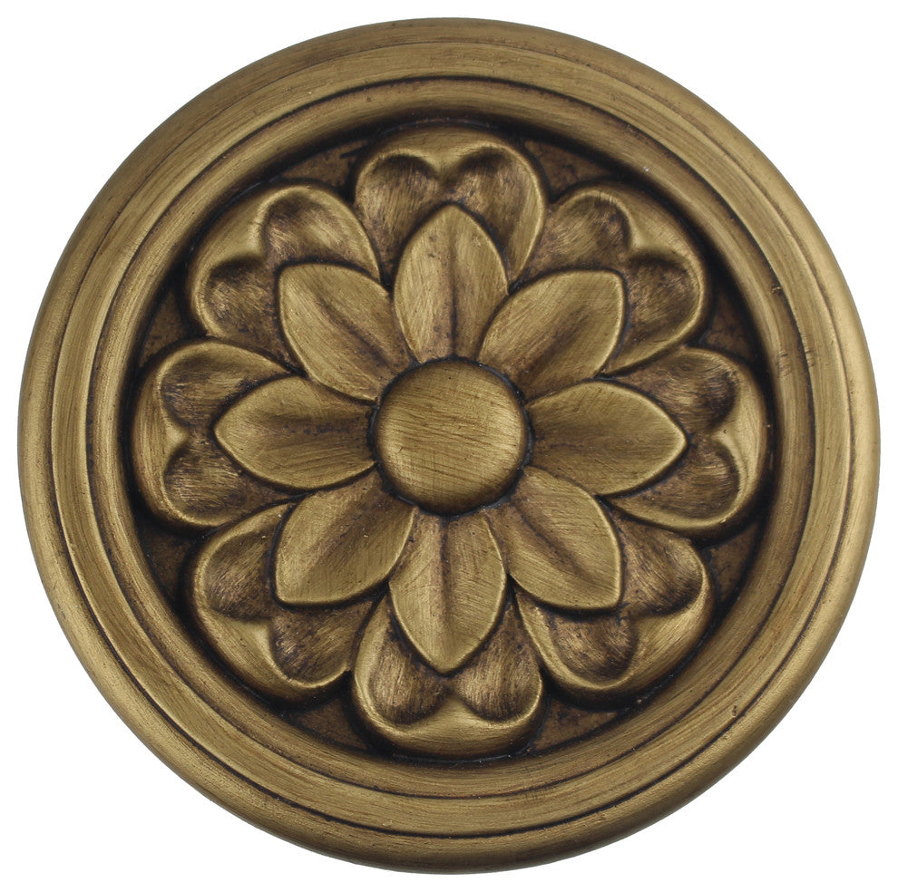 Primrose Medallion Drapery Holdback, Renaissance Gold