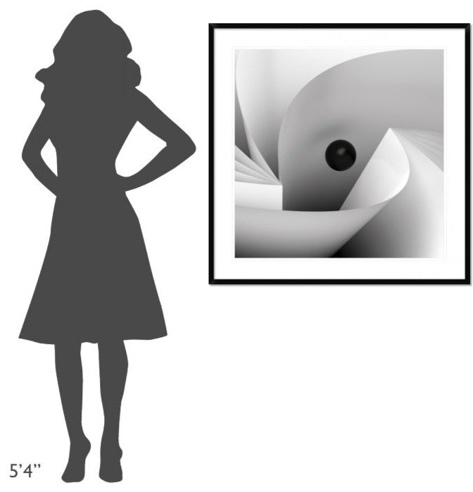 "Big Eye" Framed Digital Print by Antonyus Bunjamin (Abe), 38"x38"