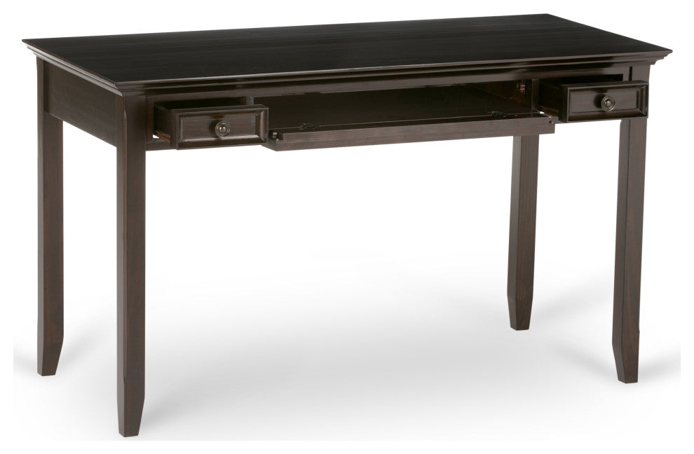 Amherst Solid Wood Desk, Hickory Brown