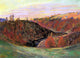 Armand Guillaumin Sunset on the Creuse, Gallery Wrapped Canvas Print, 18"x27"