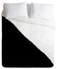 Kelly Haines Concrete Black Paint Duvet Cover Set, Queen