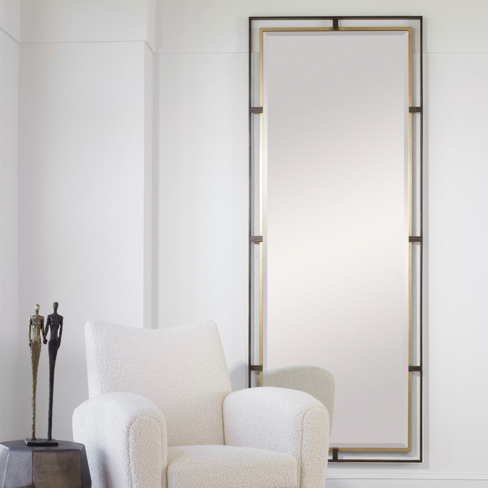 Uttermost Carrizo Tall Bronze & Gold Mirror