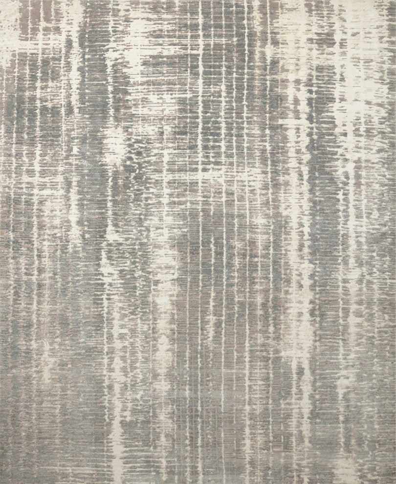 Loloi Atlas Ivory / Pewter 5'-6" x 8'-6" Area Rug