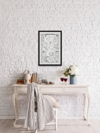 "Nebraska" Framed Painting Print, 16x24