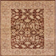 Ahgly Company Indoor Square Mid-Century Modern Area Rugs, 8' Square