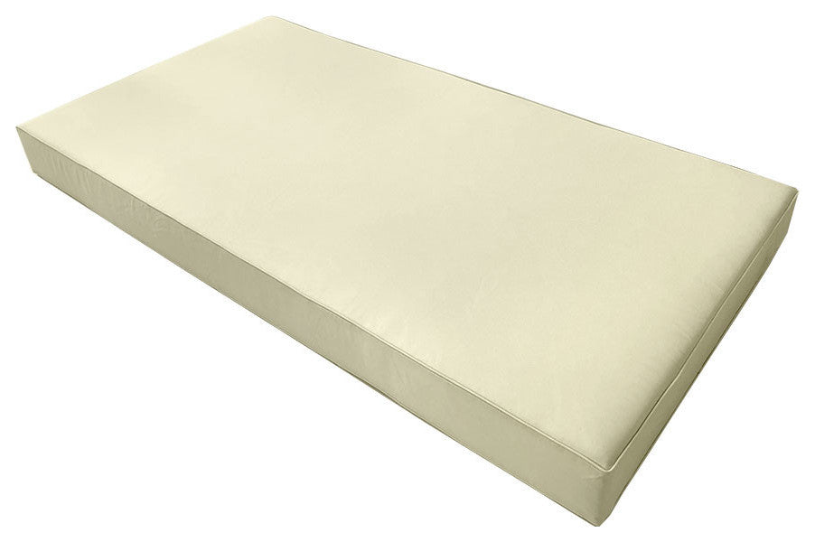 Style5 Twin-XL Pipe Trim Outdoor Mattress Bolster Slip Cover COMPLETE SET AD005